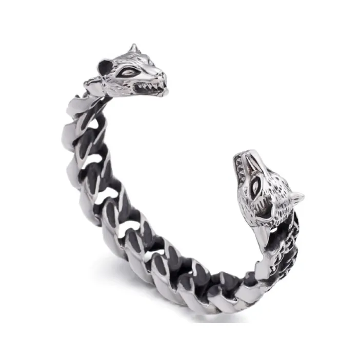 Fenrir Viking Wolf Bracelet Wolf Stuff Bracelets