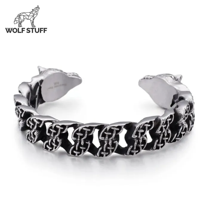 Fenrir Viking Wolf Bracelet Wolf Stuff Bracelets