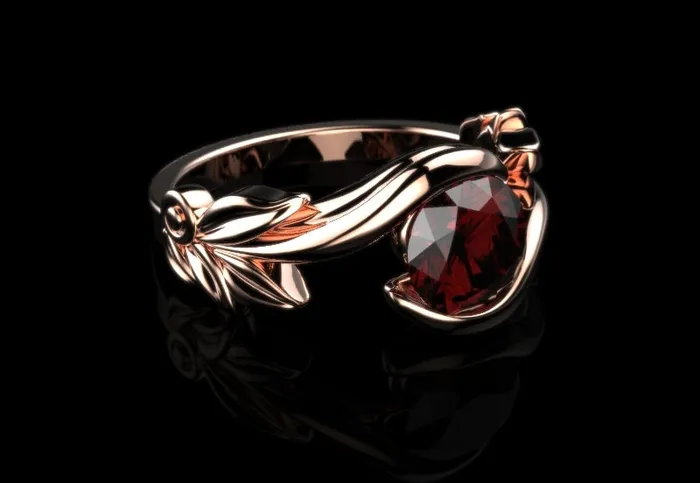 FL LLC Rings Rose Gold Engagement Ring Garnet Engagement Ring Red Gemstone Engagement Ring Gold Garnet Ring January Birthstone FL LLC Rings Rose Gold Engagement Ring Garnet Engagement Ring Red Gemstone Engagement Ring Gold Garnet Ring January Birthstone