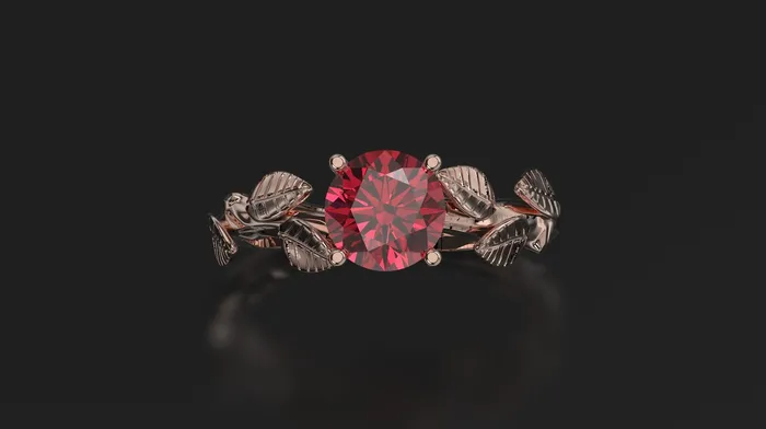 FL LLC Ruby Leaf Engagement Ring Rose Gold Engagement Ring Ruby Branch Ring Ruby Gold Rose Gold Ruby Ring Rings FL LLC Ruby Leaf Engagement Ring Rose Gold Engagement Ring Ruby Branch Ring Ruby Gold Rose Gold Ruby Ring Rings