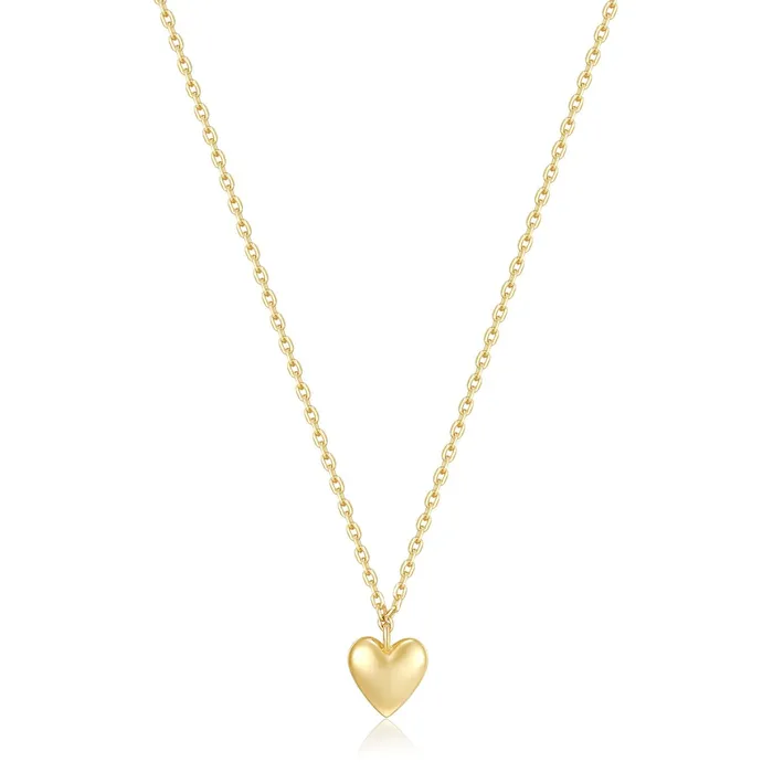 Micro Heart Charm Necklace Eklexic Necklaces