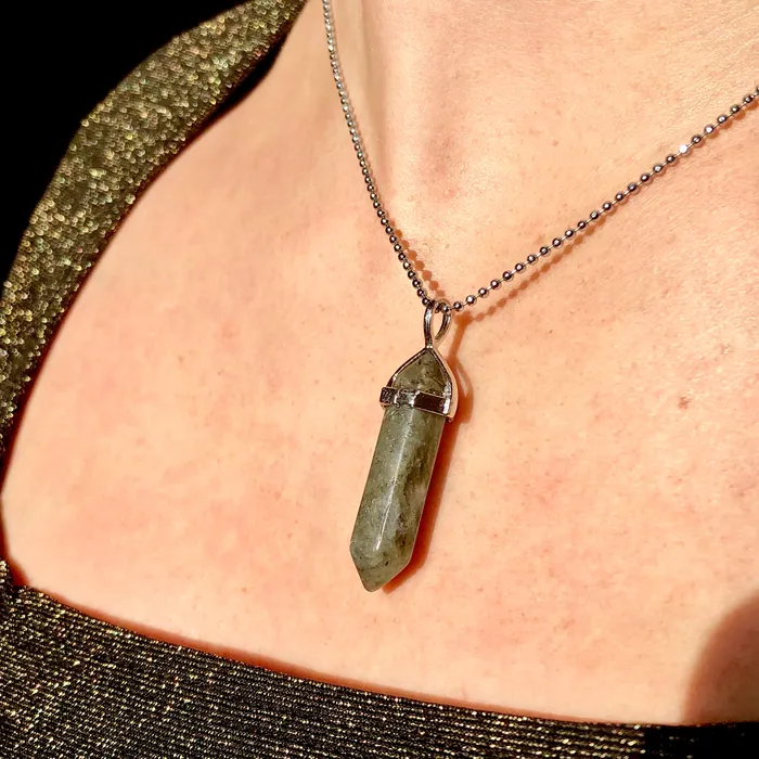 Necklaces Labradorite Crystal Necklace CSJA