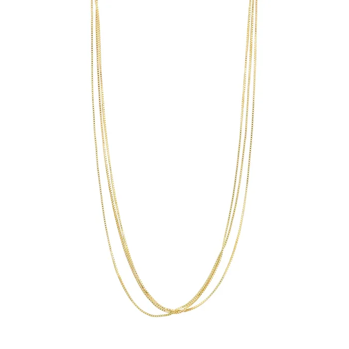 Necklaces Pilgrim Live 3in1 Gold Plated Necklace
