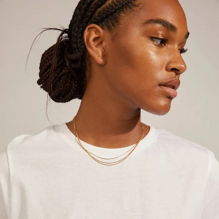 Necklaces Pilgrim Live 3in1 Gold Plated Necklace