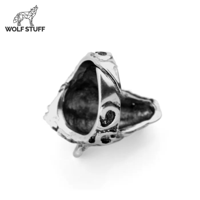 Wolf Stuff Rings Sterling Silver Wolf Head Ring